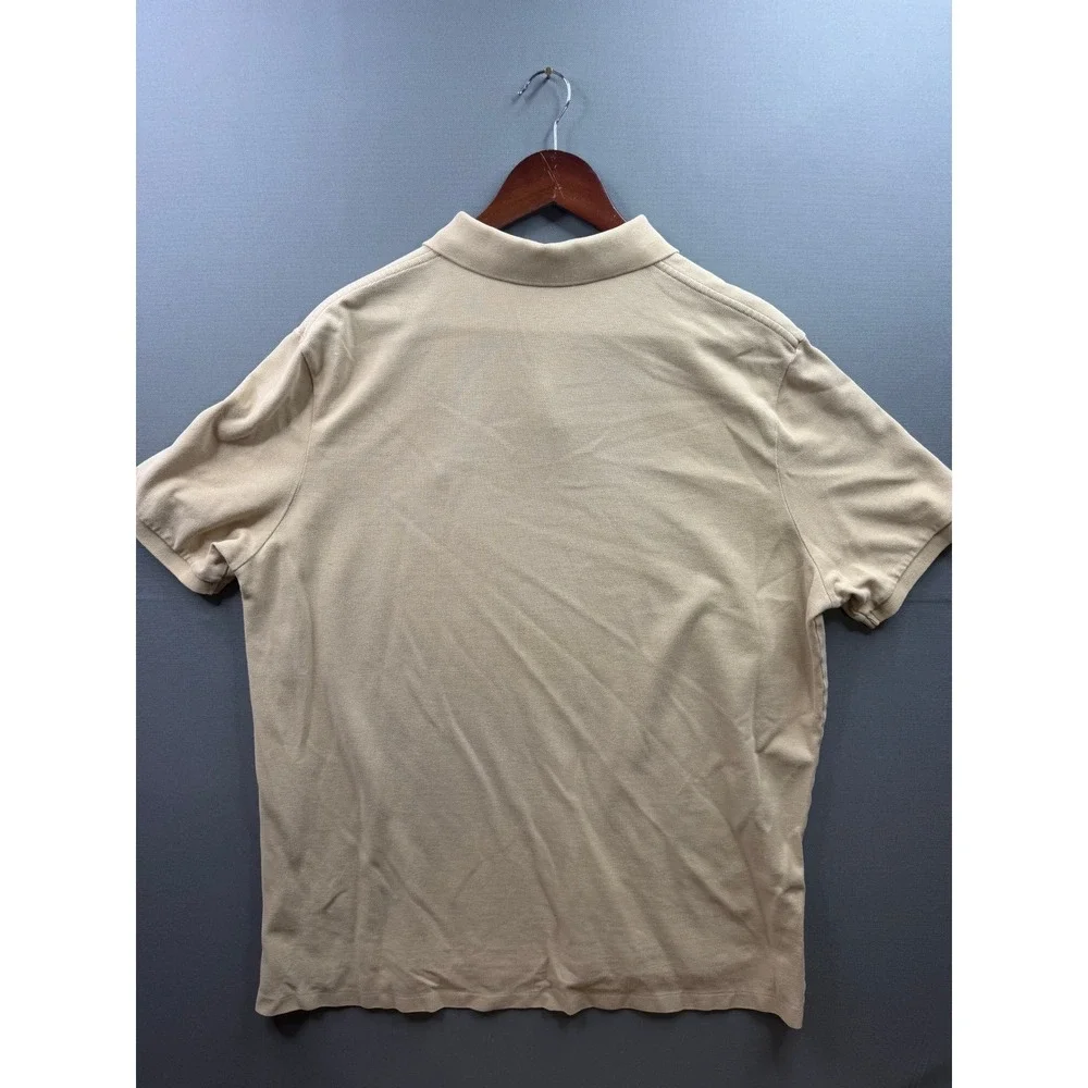 Polo Ralph Lauren Polo Shirt Mens Tan Classic Fit Short Sleeve XL
